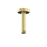 Vado Satin Brass Ceiling Mounted Shower Arm